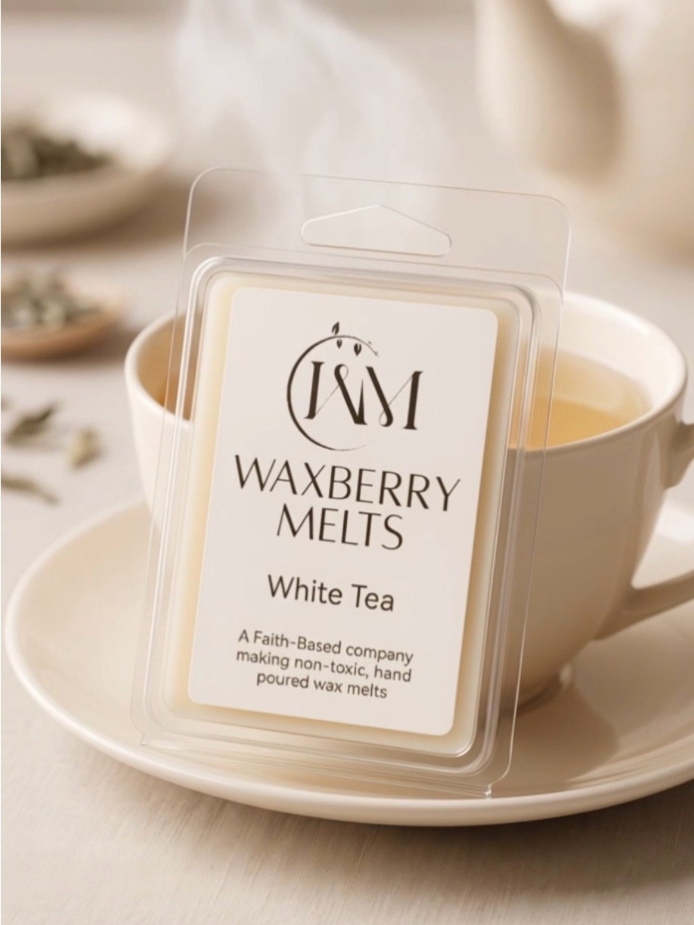 Hand Crafted White Tea Scented Wax Melts